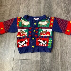Class Club Kids Sweater - Blue, Red, Green, Yellow